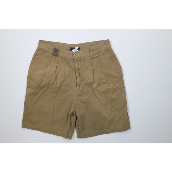 Vintage 90s Guess Country Club Mens 32 Faded Pleated Above Knee Golf Shorts USA - Picture 1 of 11